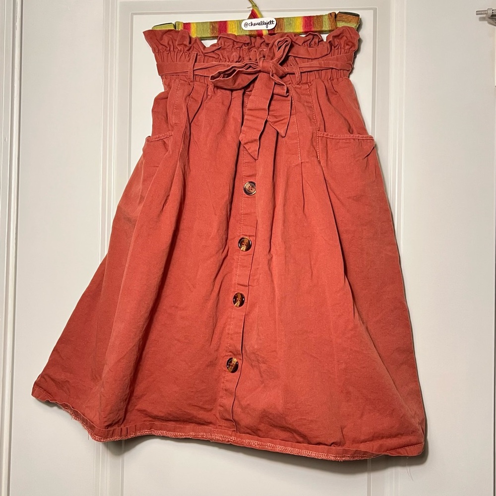 SHEIN Women's Orange Skirt
